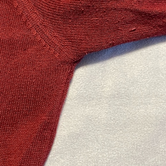 ModCloth women’s size Medium red lightweight cardigan - Picture 7 of 7